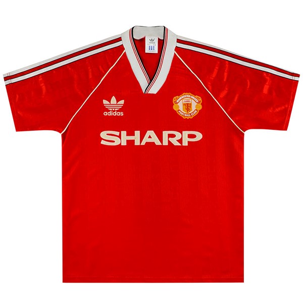 Thailandia Maglia Manchester United Prima Retro 1988 1990 Rosso